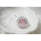 Pink Silver AD Ring