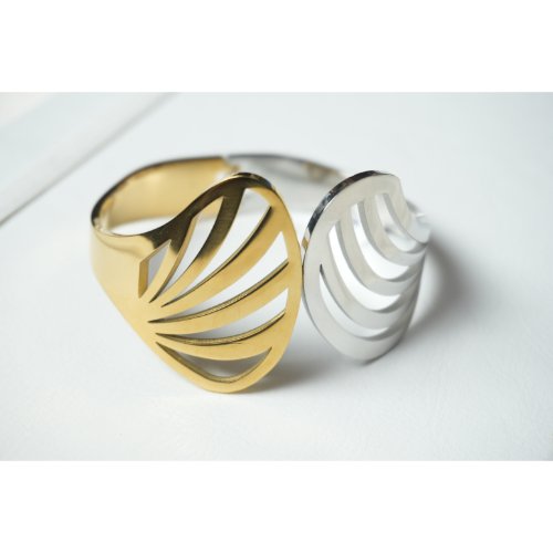 1P4V4WNACAQzVlAGtcuYseG3tEf1kPSIO.jpg Dual Tone Cross Line Cuff Bracelet