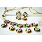 Polki Meena Necklace Set