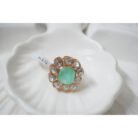 Polki Ring with Emerald