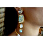 Gold-plated Pearl & Kundan Chocker Necklace Set