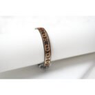 Black and Gold Dior Logo Cuff Bracelet