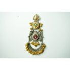 Long Dual Tone Chandbali Earrings