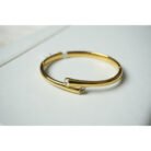 Gold Arc Cuff Bracelet