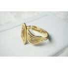 Gold Geometric Cuff Bracelet