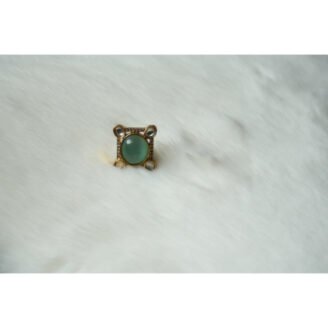 Sea Green Stud Earrings