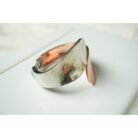 Two Toned Wide Cuff Bracelet