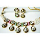 Polki Meena Necklace Set