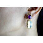Purple Diamond and Sapphire Necklace Set