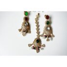 Navratna Pachi Kundan Necklace Set