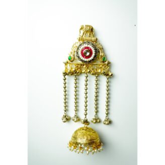 Meenakari Kashmiri Jhumka Earrings