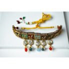Gold-plated Pearl & Kundan Chocker Necklace Set