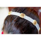 Golden Kundan Pearl Sheeshpatti