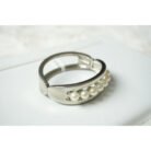 Silver Freshwater Pearl Cuff Bracelet