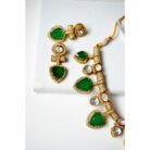 Emerald Polki Victorian Necklace Set
