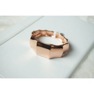 Rose Gold Jagged Cuff Bracelet