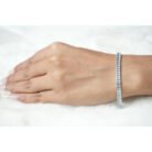 Crystal Silver Tennis Bracelet
