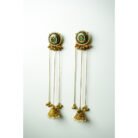 Green Stone Kashmiri Dejhoor Earrings