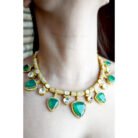 Emerald Polki Victorian Necklace Set