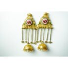 Meenakari Kashmiri Jhumka Earrings