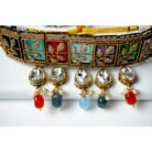 Gold-plated Pearl & Kundan Chocker Necklace Set