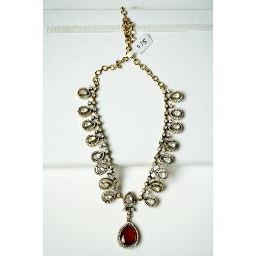1ZEVtAGScEV9KGSkkcrMIMKkgR8Jykjig.jpg Ruby Polki Droplet Necklace Set
