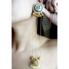 Green Stone Kashmiri Dejhoor Earrings