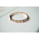 Rose Gold Rainbow Bangle Bracelet