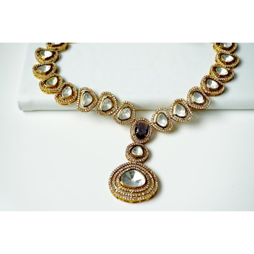 1aL_vggsoeQatt-22A2xWFybPbXqphDXM.jpg Classic Uncut Kundan Polki Necklace Set