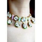 Polki Meena Necklace Set