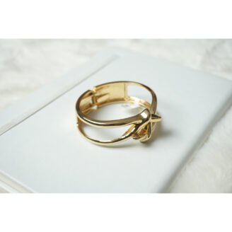 Gold Knot Cuff Bracelet