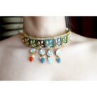 Gold-plated Pearl & Kundan Chocker Necklace Set