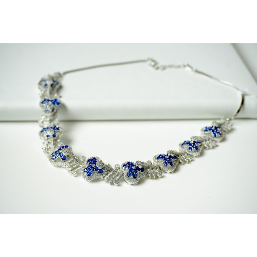1bkWLtJ6JEfUZzBMEGh6aG8gSCiH6ClSm.jpg Blue Floral AD Necklace Set