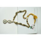 MOP and Gold plated Polki Necklace Set