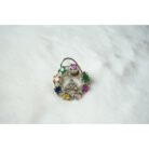 Multi Color Stone Stud Earrings
