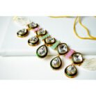 Polki Meena Necklace Set