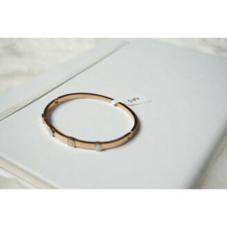 Rose Gold MOP Bangle Bracelet