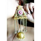 Meenakari Kashmiri Jhumka Earrings
