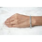 Crystal Silver Tennis Bracelet