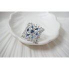 Blue Sapphire Brooch Ring