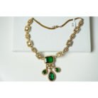 Emerald Grace Polki Necklace Set