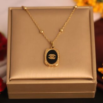 22k Gold Plated Chanel Chain Necklace