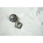 Multi Color Polki Stud Earrings