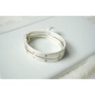 Silver Screw motif Cuff Bracelet