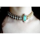 Emerald Traditional Kundan Choker Necklace Set