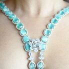 Mint Green AD Necklace Set