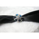 Aqua Blue Teardrop Ring