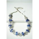 Blue Floral AD Necklace Set