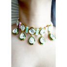 Polki Meena Necklace Set