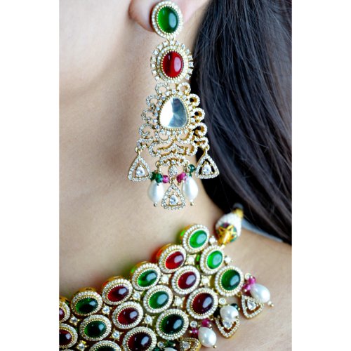 1jhnrLHvNm8xyZdwS8QQP3J7q53zcQCCR.jpg Navratna Pachi Kundan Necklace Set